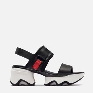 Sorel Kinetic Impact Slip-On Slingback Wedge Sandals 9